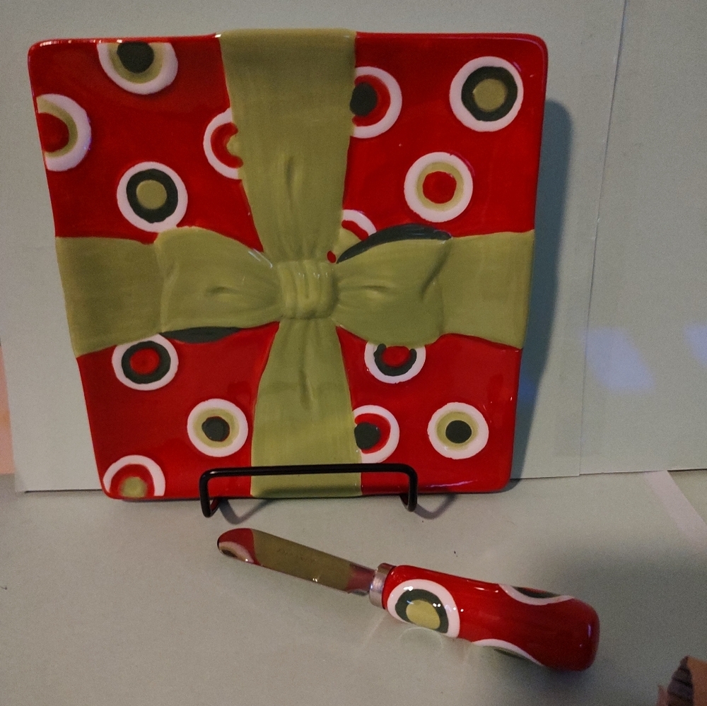 Two (2) Fitz And Floyd Holiday Trays